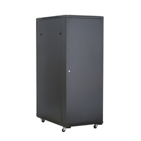 Support de serveur 42u, serrure de porte en verre, taille it, centre de données noir, 19 pouces, armoire réseau, offre spéciale, 2023