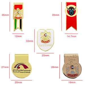 Emblema personalizado de los Emiratos Árabes Unidos, Clips para efectivo, marcapáginas de Metal fundido multiusos, soportes para billetes de moneda para recuerdos de celebración gubernamental - Product Image 2