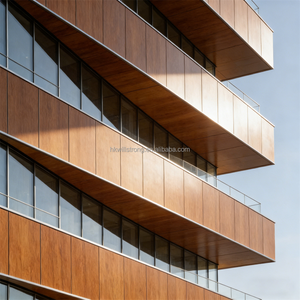 Panneau composite en aluminium moderne pour extérieur 2026 avec grain de bois, ignifuge et imperméable, attrayant et durable - Product Image 6