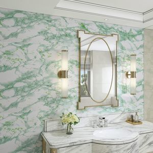 ORON <span class=keywords><strong>DECO</strong></span> Autocollant en marbre <span class=keywords><strong>vert</strong></span> brillant, imperméable, à coller et à <span class=keywords><strong>d</strong></span>écoller, pour comptoirs <span class=keywords><strong>de</strong></span> cuisine, <span class=keywords><strong>d</strong></span>écoration intérieure, rouleaux <span class=keywords><strong>de</strong></span> papier peint autocollants - Product Image 5