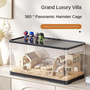 Boîte d'alimentation à assembler soi-même, <span class=keywords><strong>cage</strong></span> de luxe pour animaux de compagnie, grande <span class=keywords><strong>cage</strong></span> pour <span class=keywords><strong>hamster</strong></span>, Totoro, ours en peluche, lapin, cabane en plastique, différentes tailles de <span class=keywords><strong>cage</strong></span> pour <span class=keywords><strong>hamster</strong></span> - Product Image 6