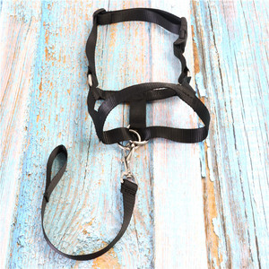 Bozal Ajustable para Perro de Nailon Negro SMLXLXXL, Collar de Entrenamiento, Juego de Correa para Mascotas, Máscara Nasal Anti-Mordidas - Product Image 4