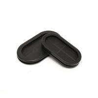 Manchon de protection noir pour câble avec œillets anti-poussière