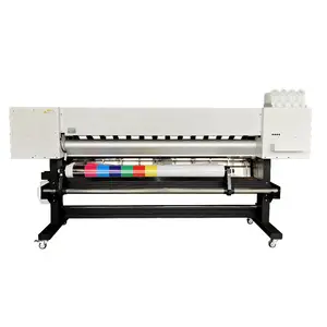 เครื่องพิมพ์รักษ์โลก1.8เมตรเครื่องพิมพ์ผ้าใบกันน้ำแบบหัว i3200 F1080 XP600เดียว