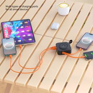 Tenchen Cargador de viaje multifuncional PD 20W Inalámbrico Iphone <span class=keywords><strong>Airpods</strong></span> Auricular Banco de energía de carga - Product Image 3