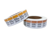Etiqueta Adhesiva de Papel Recubierto de Alta Calidad, Resistente a Desgarros, Impermeable, Resistente al Aceite, Forma Oblonga, Impresión CMYK, Cosmética