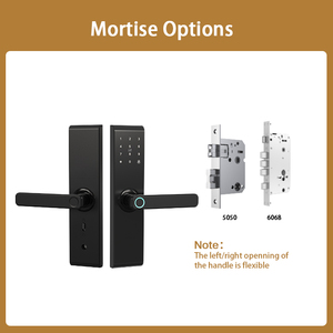 T11 Popular Electronic Digital Rfid Card Keypad Finger Print and Password <strong>Lock</strong> Waterproof Tuya Keyless Smart Door Handle <strong>Lock</strong> - Product Image 6