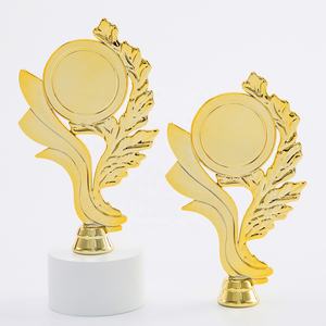Trophée universel plaqué or personnalisable Design Vintage Toppers Heads Component Trophées HP35 - Product Image 2