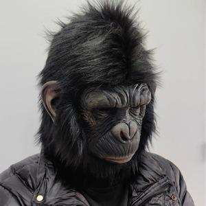 <span class=keywords><strong>Masque</strong></span> de gorille en <span class=keywords><strong>latex</strong></span> réaliste à succès, <span class=keywords><strong>masque</strong></span> de <span class=keywords><strong>singe</strong></span> effrayant pour cosplay, costume de chimpanzé, <span class=keywords><strong>masque</strong></span> de fête pour Halloween, carnaval - Product Image 2