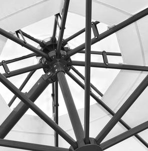 Paraguas cuadrado grande de Uplion 10FT Roma, sombrilla de aluminio para exteriores, paraguas voladizo impermeable para <span class=keywords><strong>Patio</strong></span> - Product Image 6