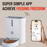 Distributeur intelligent pour chats avec inspection complète, programmation des repas, compartiments amovibles et lavables, anti-déversement, pour hôtels pour animaux