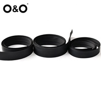 O & O-Fermetures à glissière en nylon imperméables #5 Fermetures à glissière noires résistantes à l'eau pour veste à coudre manteau vêtements de plein air sacs à dos