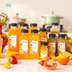 Người bán hàng tốt nhất tùy chỉnh nhựa thể thao chai 500ml nước giải khát nắp chai trong suốt Boston chai nhựa Tròn - Product Image 1