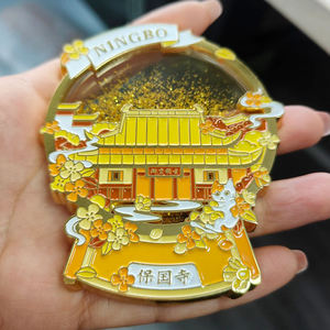 Aimants de réfrigérateur en alliage métallique personnalisés avec logo de ville, décoration de cuisine, style artistique, souvenirs, aimants de réfrigérateur personnalisés - Product Image 6