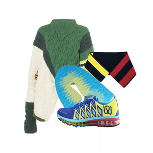 WELLKNIT WF-52CJT 52 Inch Three System Computerized Flat Knitting <strong>Machine</strong> for Single <strong>Crochet</strong> Belt Patterns Manufacturing Plants - Product Image 4