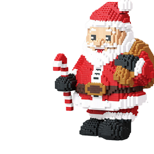 Nouveaux jouets de <span class=keywords><strong>puzzle</strong></span> <span class=keywords><strong>3D</strong></span> CAYI pour Noël, Père Noël, arbre, blocs de construction, ensembles de briques MOC, briques créatives de Noël, jouets cadeaux pour enfants - Product Image 4