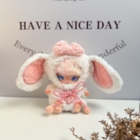 Kawaii Miyee Cafe Breloque de sac en peluche, Boîte mystère, Porte-clés animal en peluche doux, Pendentif de sac à dos, Cadeau, Vente en gros, Personnalisé, 100% Original pour