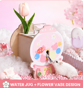 Casa de Papel Corrugado para Mascotas, Cama para Mascotas, Casa para Animales Pequeños con Escalones y Rascador, Jaulas para Mascotas, Casa para Dormir para Mascotas - Product Image 3