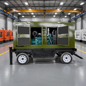 Generador Eléctrico de 50kw 80kw 100kw 160kw 200kw 300kw con Control de Velocidad, Generador Diésel Portátil Tipo Remolque, Generador Diésel OEM - Product Image 1