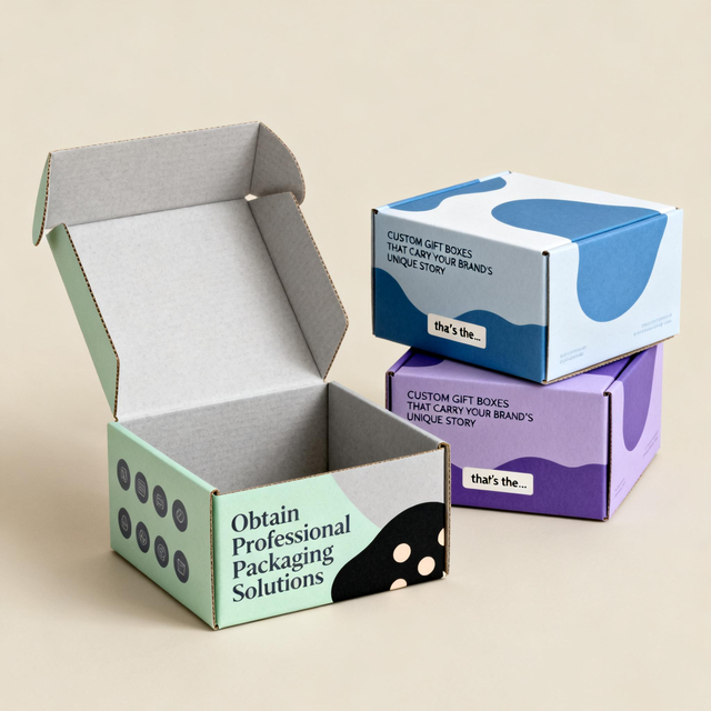 Custom Hot Recycled Eco-Friendly Cardboard Mailer Boxes Biodegradable Printing Custom Logo Four-Color Printing