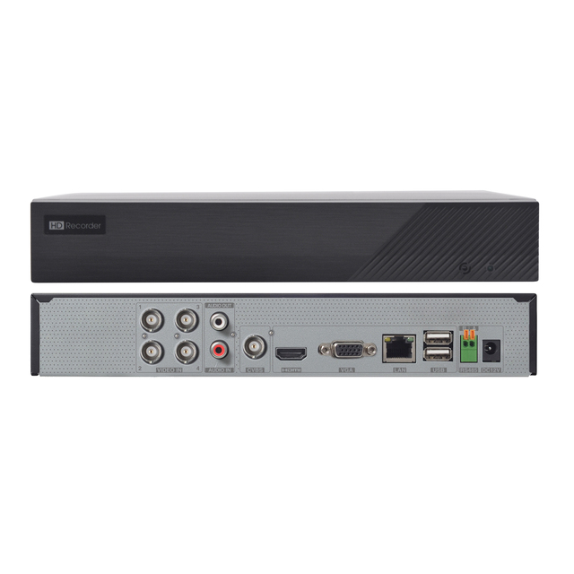 Superlive Plus Mobile App Novatek Chipset H.265/H.264 4CH Cctv Hybrid Dvr 4k Xvr , with 1 Sata HDD Slot