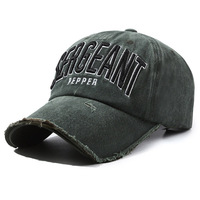 Gorra de Béisbol de 6 Paneles con Agujeros Lavados, Estilo Vaquero Coreano Vintage, Unisex, 100% Algodón, Ropa Urbana Hip Hop, Común para Todas las Temporadas, Protección Solar, Metal