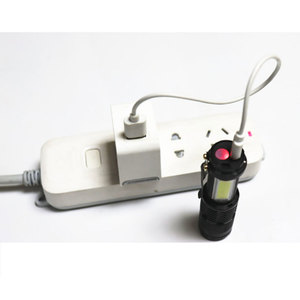 <span class=keywords><strong>TOPCOM</strong></span>-Mini linterna táctica LED de bolsillo, multifunción, con carga USB - Product Image 2