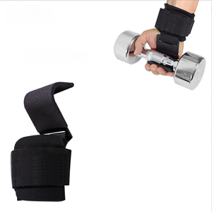 Crochets de levage personnalisables, poignées de traction, bandes de maintien pour poignets, crochets de soutien pour poignets avec Velcro pour la musculation et le fitness - Product Image 1