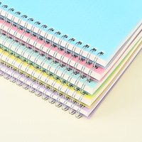 Carnet A5 à bobine LOGO couleur transparente personnalisable PP Couverture étanche planificateur journal Carnet de notes Promotion des ventes