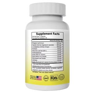 Cápsulas Candida Cleanse, Hierbas Naturales para Limpiar los Intestinos y el <span class=keywords><strong>Colon</strong></span> y Cápsulas de Desintoxicación - Product Image 2