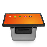 Système de point de vente Android populaire CITAQ S1 en métal noir pour la vente au détail et la restauration, avec écran capacitif multi-touch et processeur ARM