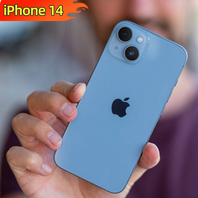 Unlocked Apple iPhone 14 Refurbished Mobile Phone Grade AA+ High Quality Original Used Smartphone for Wholesale