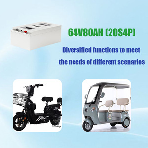 Batterie de véhicule LiFePO4 64V40AH à faible autodécharge pour utilisation à long terme, forte compatibilité pour moto - Product Image 1
