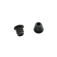 Bouchon en silicone noir étanche, bouchon en caoutchouc en forme de T, bouchon semi-transparent résistant aux hautes températures pour trou de vis