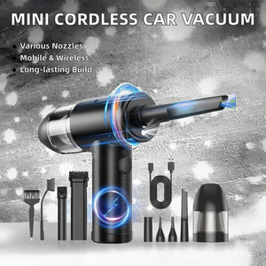 Portable sans fil Mini sans fil Rechargeable <span class=keywords><strong>aspirateur</strong></span> à main Air Duster clavier nettoyant pour voitures ordinateurs alimenté par batterie - Product Image 3