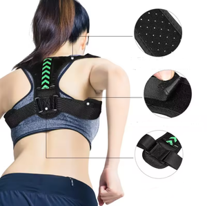 <span class=keywords><strong>Corrector</strong></span> <span class=keywords><strong>de</strong></span> Postura Ajustable para Espalda, Soporte <span class=keywords><strong>de</strong></span> Clavícula y Columna Vertebral, Cinturón <span class=keywords><strong>de</strong></span> Soporte Lumbar y <span class=keywords><strong>de</strong></span> Hombros para Hombres y Mujeres - Product Image 2