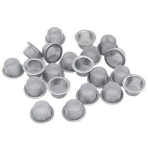 Filtre en maille de fil d'acier inoxydable 40-80 mesh, couvercle rond en dôme pour filtration d'air/liquide - Product Image 2