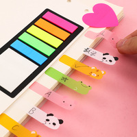 Blocs-notes colorés à motifs d'animaux avec dos adhésif pour la prise de notes et l'organisation
