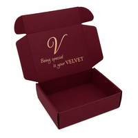 Cajas de Cartón Corrugado Plegables Personalizadas con Diseño de Avión para Joyería, Cosméticos, Envío y Ropa en Colores Variados