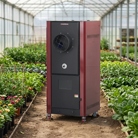 Souffleurs de chaleur pour foyer en bois avec télécommande, construction en acier, design autoportant pour usage intérieur, fermes d'élevage, serres