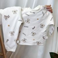 Ensembles de vêtements pour bébés d'automne et d'hiver, vêtements pour nouveau-nés, personnalisation en gros