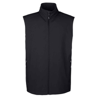Chaleco informal sin mangas con cremallera para hombre, Sudadera con capucha, 380 gramos, 65% algodón, 35% poliéster, transpirable para ropa exterior de primavera