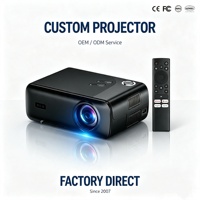 Proyector Inteligente para TV Linux, 1600 ANSI Lúmenes, Compatible con 4K, Enfoque Automático, Keystone 4D, WiFi 6, Portátil, HIFI Estéreo, para Oficina, Venta al Por Mayor, OEM