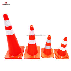 Cono DE TRÁFICO DE PVC reflectante de 70cm ROADSAFE 1.8kgs Conos de seguridad vial 28 pulgadas 1.7kgs Cono de tráfico de plástico Fabricantes - Product Image 1