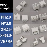 Conector de Bloque de Terminales FPC PCB HY2.0/PH2.0/XH2.54/VH3.96, Contactos de Cobre, Pines Verticales/Horizontales Rectos/Curvados, Cumple con RoHS
