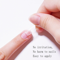 Gel pour pointes d'ongles à haute viscosité JOUS pour une extension d'ongles solide, durcissement en 60 secondes, inodore et non toxique, tenue durable et facile à appliquer