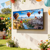AIYOS Televisor Digital de Alta Luminosidad para Exteriores, 55, 65, 75 Pulgadas, 4K, Impermeable IP65, Smart TV para Piscinas de Lujo y Áreas Públicas