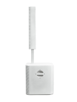 Enceinte colonne active HYANKA S-1503W 15 pouces blanche avec amplificateur de classe D 1000W RMS