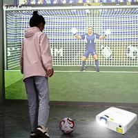 Juego Interactivo de Proyección en Pared con Simulación Deportiva Digital Multijugador AR: Fútbol, Baloncesto, Pickleball