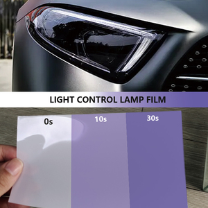 TPU UV fotocromático faro coche luz trasera lámpara Led película TPU blanco a negro faro tinte película 30cm * 15M - Product Image 2